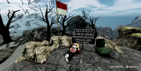 Indonesia to Earth: A Cinematic Journey from Mountain to Cosmos – AI Generated Video | Hailuo AI
