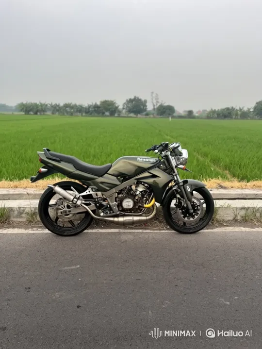 Motorcycle Start to Earth's Panorama Zoom-Out – AI Generated Video | Hailuo AI