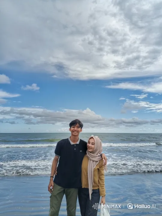 Couple on Beach to Earth from Space Panorama – AI Generated Video | Hailuo AI