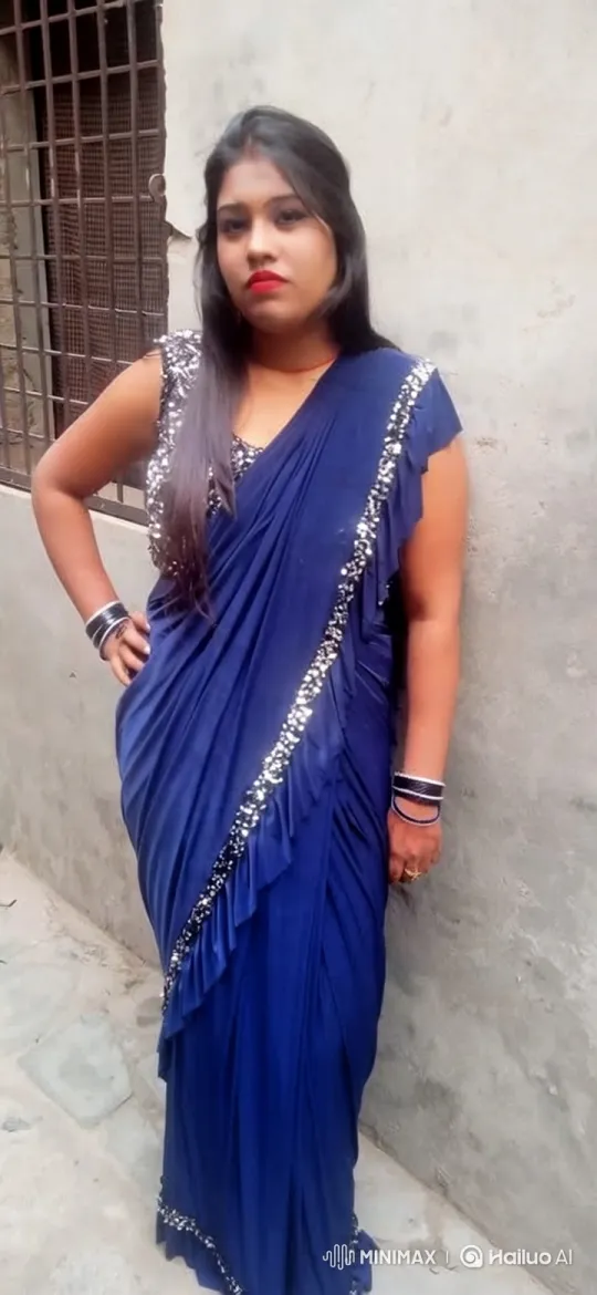Katrina Kaif Poses Gracefully in Royal Blue Outfit – AI Generated Video | Hailuo AI