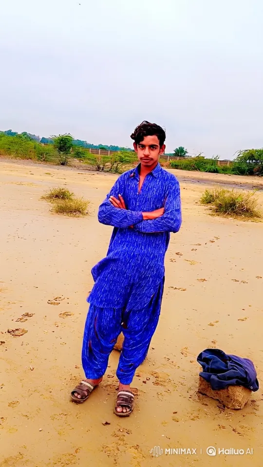 Young Man Enters Luxury Off-Road Vehicle in Desert Setting – AI Generated Video | Hailuo AI