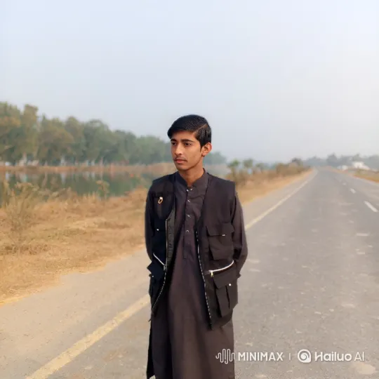 Young Man Observes Truck on Deserted Road – AI Generated Video | Hailuo AI