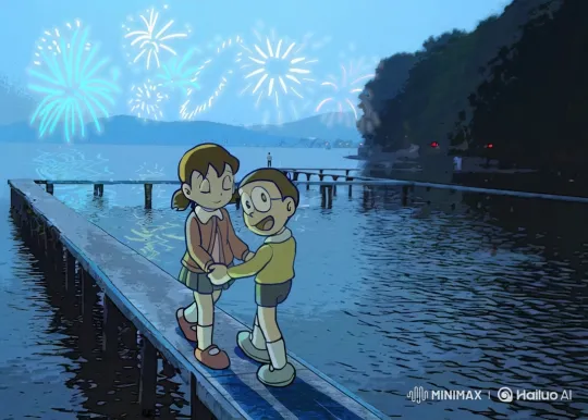 3D Animated Romantic Scene with Characters and Nature – AI Generated Video | Hailuo AI
