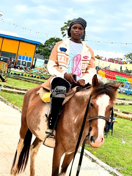 Young Rider Transitions to Driving a Benz – AI Generated Video | Hailuo AI