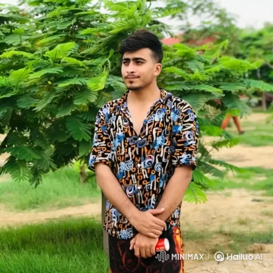 Young Man and Woman Greet Each Other in Park – AI Generated Video | Hailuo AI