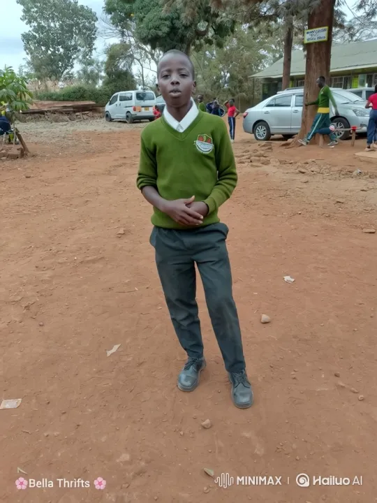 Young Boy Prepares for Motorcycle Ride at School – AI Generated Video | Hailuo AI