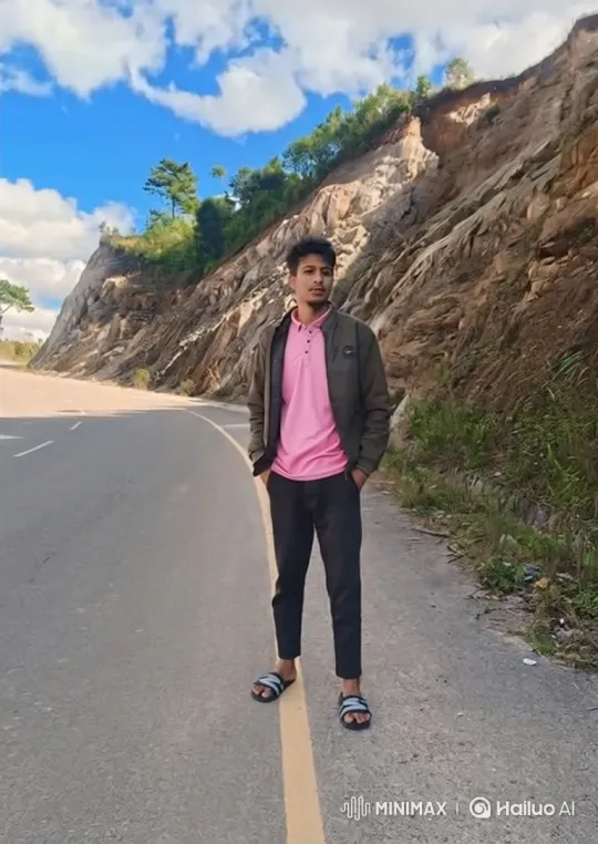 Young Man Steps into Rolls-Royce on Curvy Road – AI Generated Video | Hailuo AI