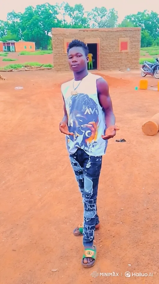 Young Man Smiles confidently in the countryside open space – AI Generated Video | Hailuo AI
