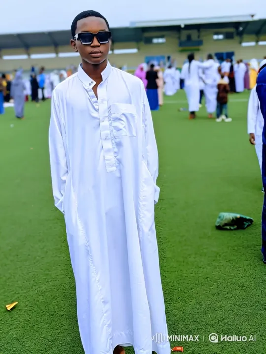 Young Man in White Attire Enters Lamborghini on Artificial Turf – AI Generated Video | Hailuo AI