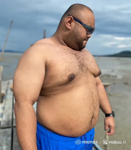 Man Brutally Assaulted on Shoreline: Violent Collapse Captured – AI Generated Video | Hailuo AI