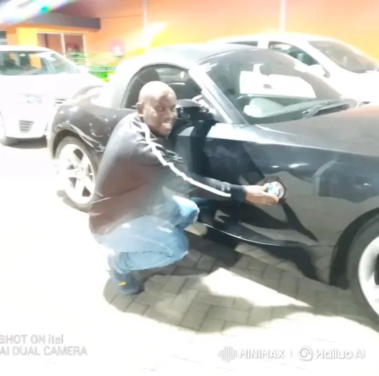 Bald Man Enters Sports Car and Drives Away – AI Generated Video | Hailuo AI