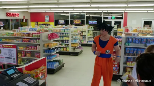 Goku Robs Gas Station with Punch and Flee – AI Generated Video | Hailuo AI