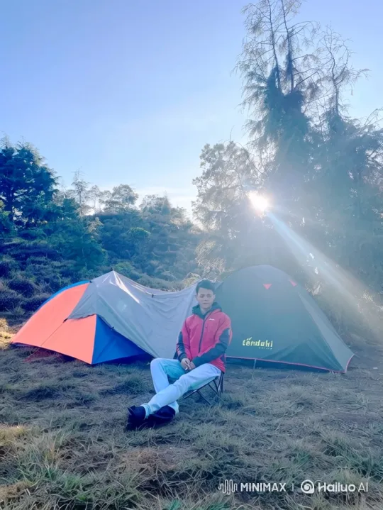 Campsite to Cosmic View: A Journey from Earth to Space – AI Generated Video | Hailuo AI