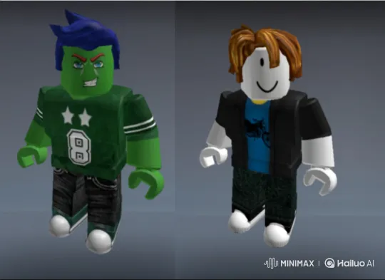 Avatars Engage in Destructive Flight Through Roblox City – AI Generated Video | Hailuo AI