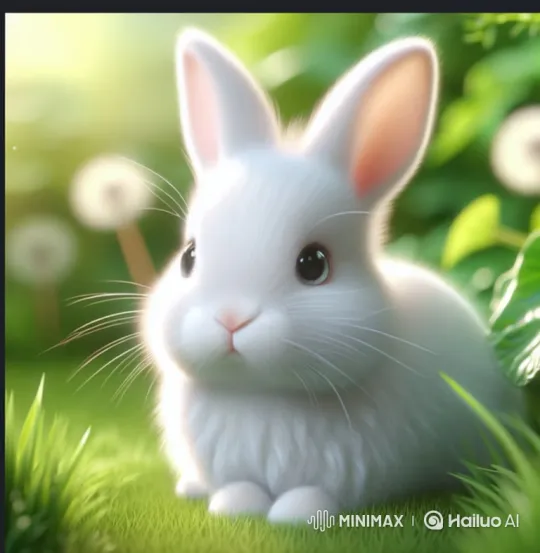 Fluffy Rabbit Joyfully Dancing in Meadow – AI Generated Video | Hailuo AI