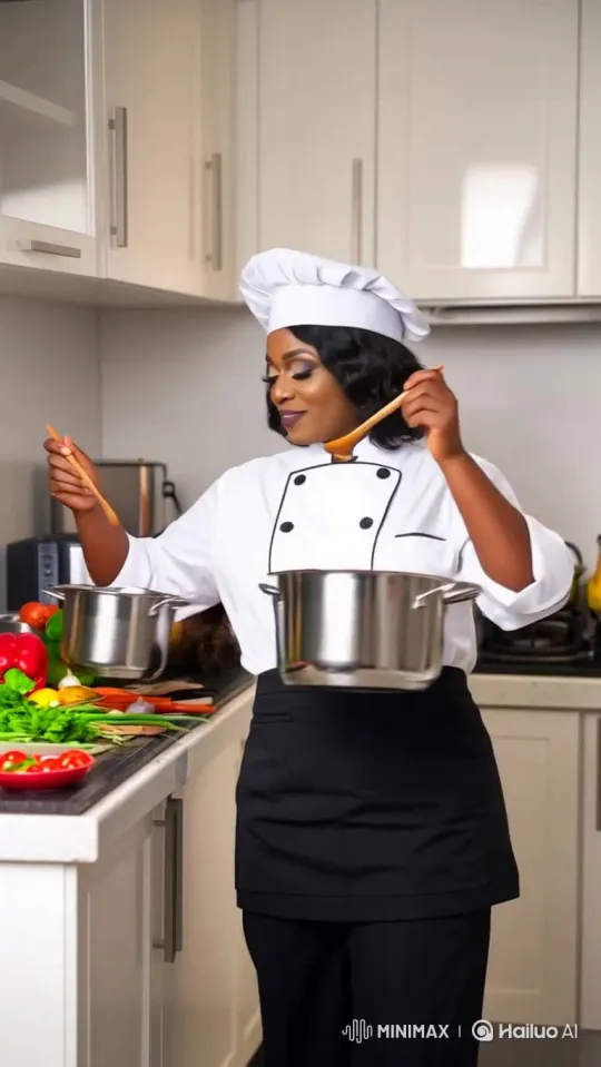 African Culinary Chain: Cook, Market Woman, Farmer, Server – AI Generated Video | Hailuo AI