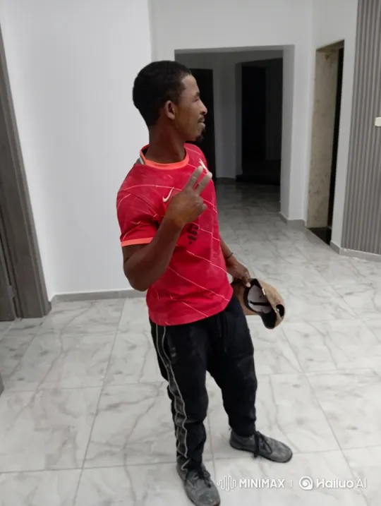 Young Couple Shares a Moment in a Bright Hallway – AI Generated Video | Hailuo AI