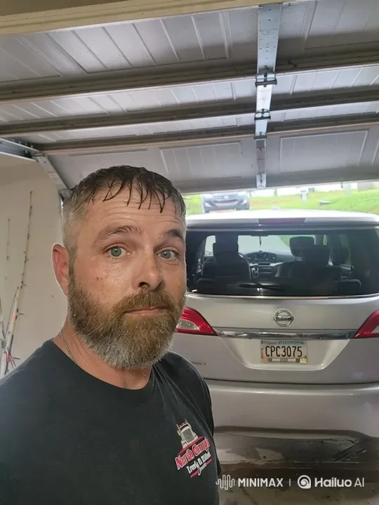 Middle-aged Man Finds Peace in His Garage – AI Generated Video | Hailuo AI