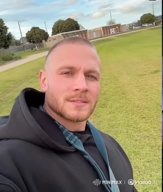 Transformation of a Man's Smile in a Park Setting – AI Generated Video | Hailuo AI