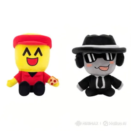 Plush Toys Attack Blocky Steve in Pixelated World – AI Generated Video | Hailuo AI