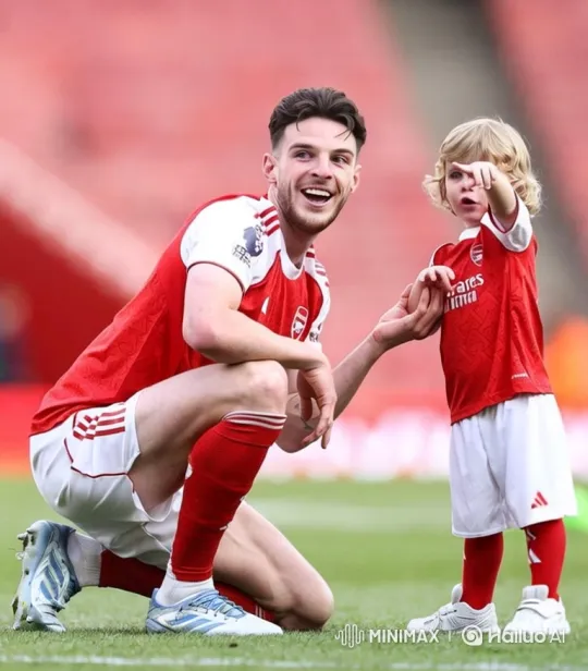 Football Player Shares Heartfelt Moment with Child – AI Generated Video | Hailuo AI