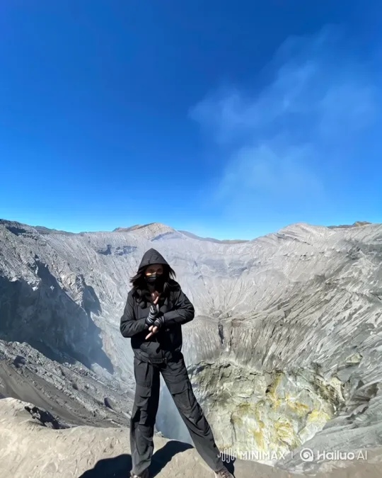 Voyage from Volcano to Earth's Orbit in Epic Panorama – AI Generated Video | Hailuo AI