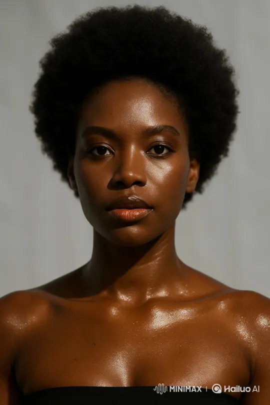 High-Gloss Editorial Portrait of a Confident Young Woman – AI Generated Video | Hailuo AI