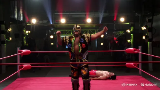 Anna Kendrick Unmasks as Luchador Victory – AI Generated Video | Hailuo AI