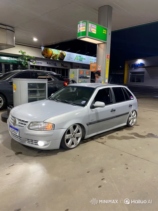 Silver Hatchback Showcases Custom Air Suspension at Night – AI Generated Video | Hailuo AI