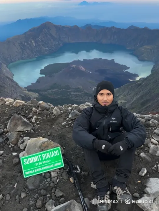 Summit Rinjani to Earth from Space: A Panoramic Journey – AI Generated Video | Hailuo AI