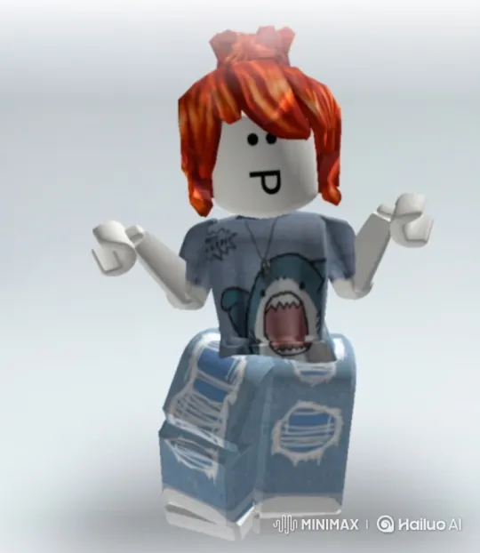 Female Roblox Avatar Transitions from School to Home – AI Generated Video | Hailuo AI