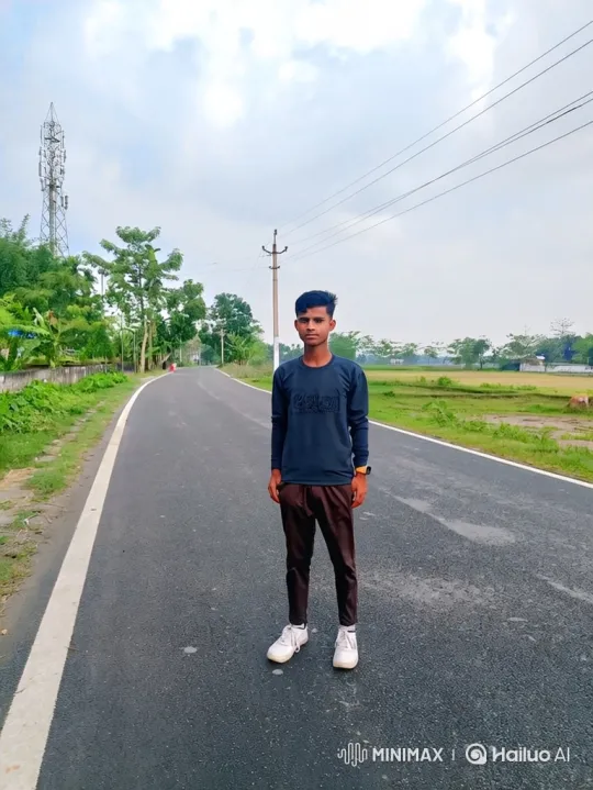Young Man Boards Luxury Rolls-Royce on Quiet Road – AI Generated Video | Hailuo AI