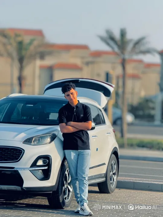 Young Man and Lowrider SUV Transformation – AI Generated Video | Hailuo AI