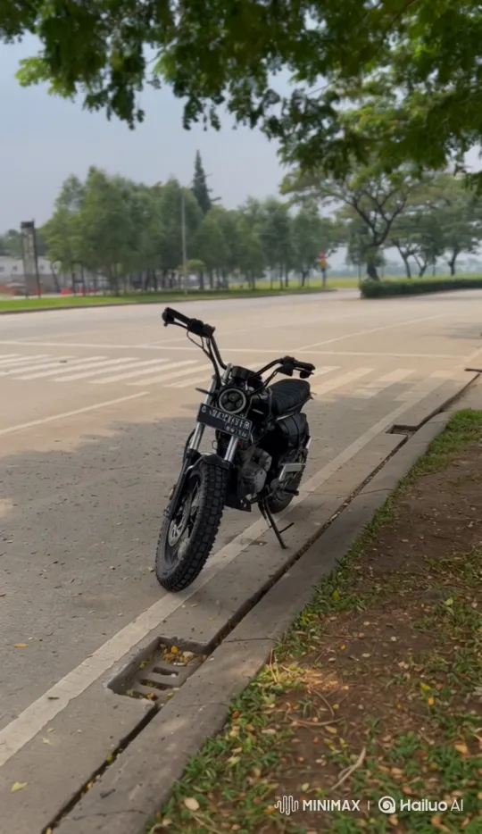 Vintage Motorcycle Perspective: Earth from Space – AI Generated Video | Hailuo AI