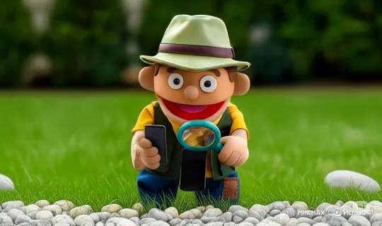 Puppet Explorer Surprised by Stones, Takes Photo – AI Generated Video | Hailuo AI