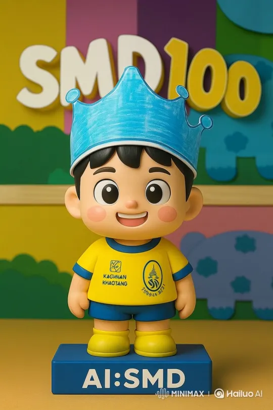 Animated Boy Figurine Celebrates with Joyful Dance – AI Generated Video | Hailuo AI
