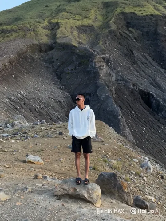 Man on Mountain to Cosmic Earth View: Epic Cinematic Journey – AI Generated Video | Hailuo AI