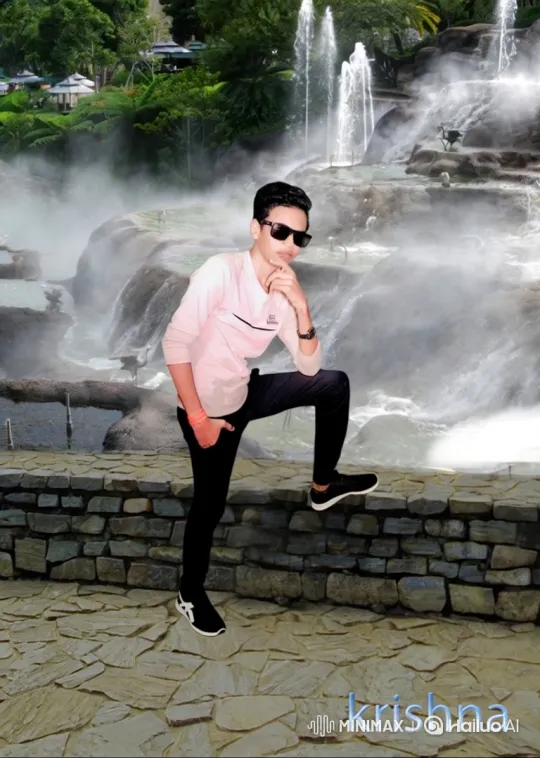 Young Man in Park with Rolls-Royce | Fashion and Luxury – AI Generated Video | Hailuo AI