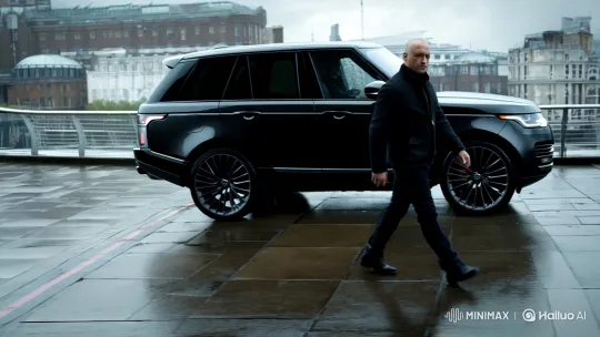 London Hard Man's Dramatic Journey to His Range Rover – AI Generated Video | Hailuo AI