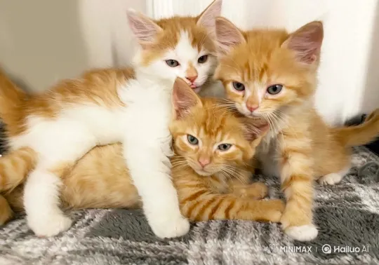 Adorable Kittens Enjoying a Meal Together – AI Generated Video | Hailuo AI