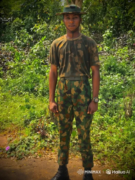 Young Man in Camouflage Uniform Drives Away in Utility Vehicle – AI Generated Video | Hailuo AI