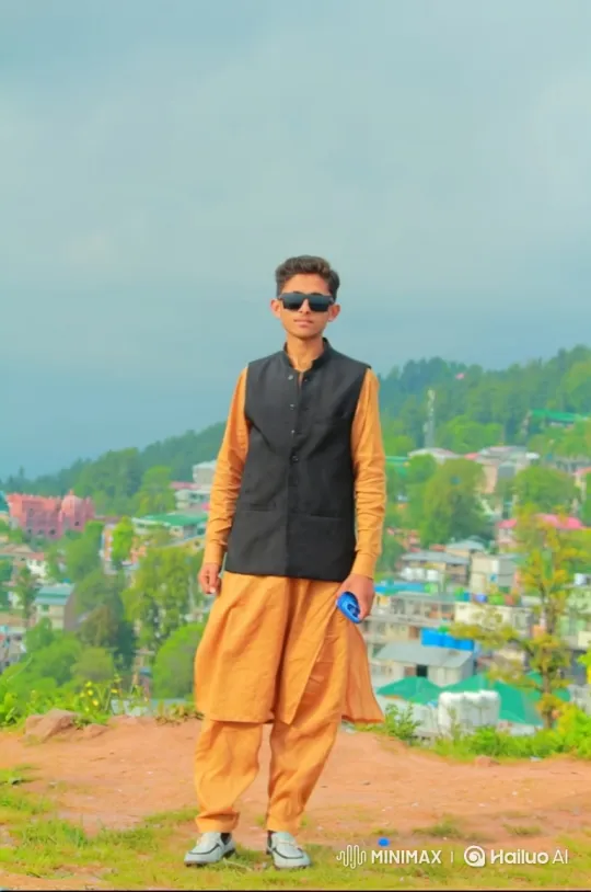 Young Couple Sharing a Moment on a Hilltop – AI Generated Video | Hailuo AI