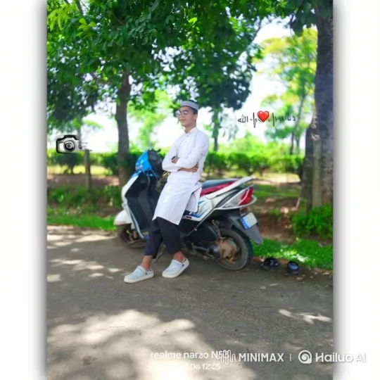 Young Man Admires Sports Car on Country Road – AI Generated Video | Hailuo AI