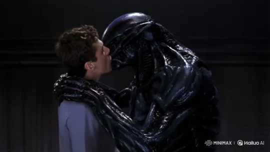 Jennifer Aniston Revealed from Xenomorph in Eerie Scene – AI Generated Video | Hailuo AI