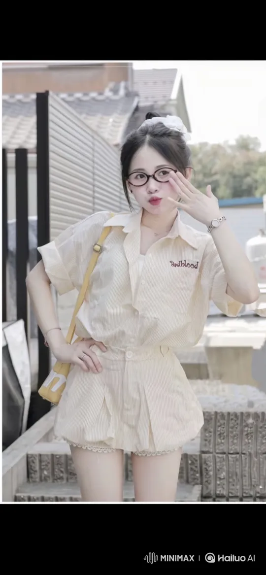 Young Woman Transforms from Pout to Joyful Smile – AI Generated Video | Hailuo AI