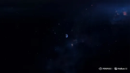 Earth Zoom-In: From Cosmic Vastness to Vivid Details – AI Generated Video | Hailuo AI