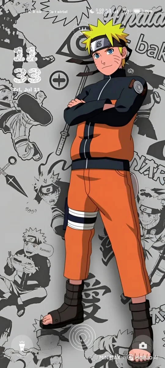 Naruto Transforms into Combat Stance – AI Generated Video | Hailuo AI
