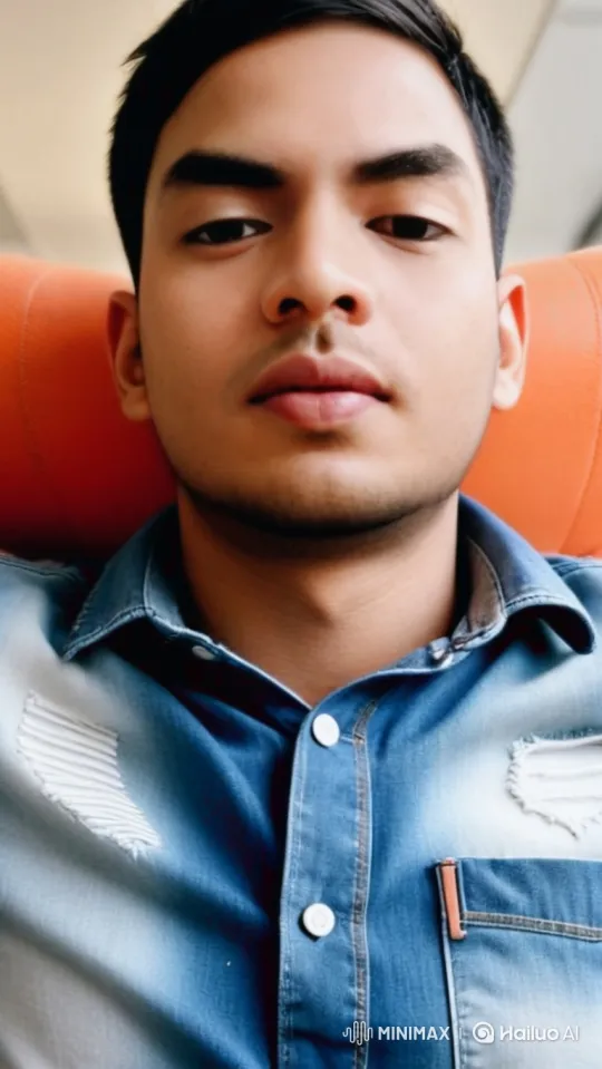 Young Man's Subtle Smile Evolution – AI Generated Video | Hailuo AI