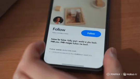 Social Media Profile: Tap to Follow Exchange – AI Generated Video | Hailuo AI