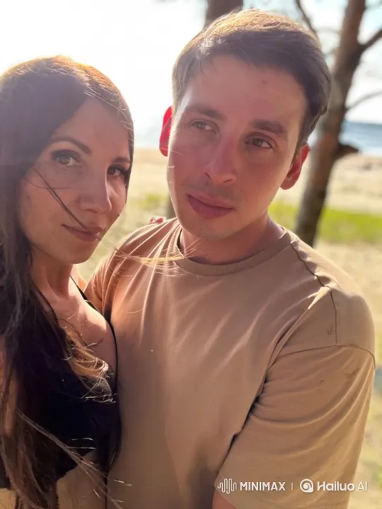 Young Couple Sharing a Quiet Moment Outdoors – AI Generated Video | Hailuo AI